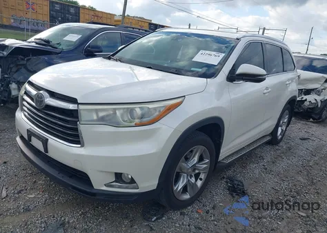 2015 Toyota Highlander Limited Platinum V6 из США, поврежденный, VIN 5TDDKRFH1FS105505